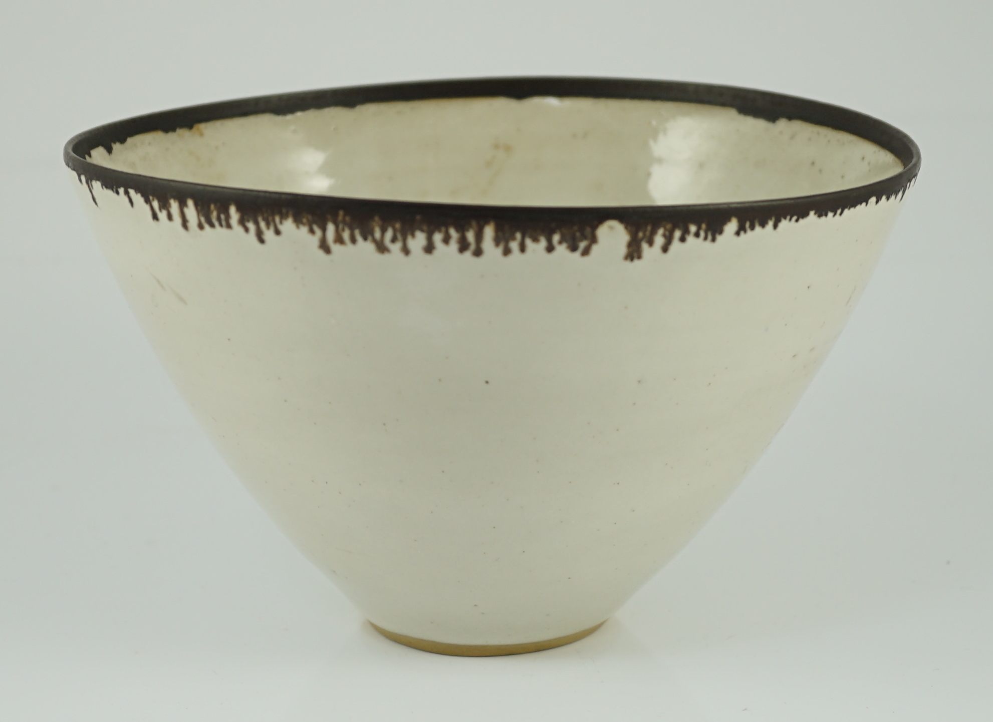 Dame Lucie Rie D.B.E. (1902-1995), a stoneware conical bowl